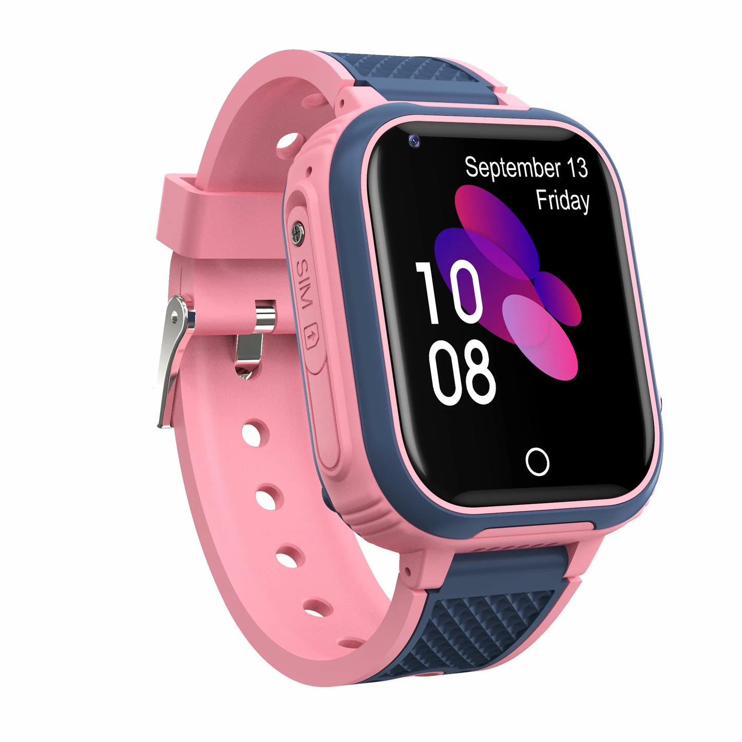 4G kids smartwatch with GPS, video call, SOS, waterproof, and camera