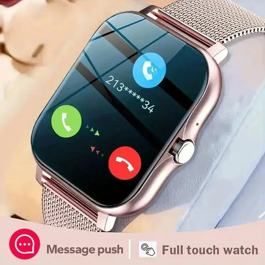 Smartwatch with Bluetooth Call, Health Tracking, Full Touch Screen Display