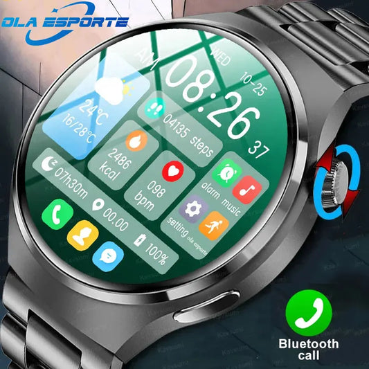 Smartwatch with HD display, Bluetooth calls, GPS, heart rate, waterproof